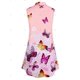thumbnail image 2 of Blusa sin mangas con estampado de mariposa de talla grande Rosegal  Tankinis, 2 of 5