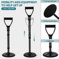 thumbnail image 2 of HLONK Stand Assist Mobility Tool 20.5-26 Inch Adjustable Height Standing Aid Device to Help Get Up from Floor and Bed Metal Senior Standing Aid Support Tool Elderly Standing Helper for Se, 2 of 11