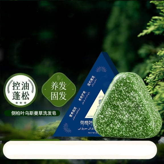 Kokovifyves Usman Grass Shampoo Soap Polygonum Multiflorum Hair Fixing Improve Hair Irritation Control Oil Removes Dandruff