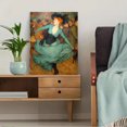 thumbnail image 5 of Vintage Moulin Rouge Dancer Canvas Wall Art, French Paris Cafe Bohemian Living Room Decor, 5 of 8