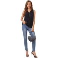 thumbnail image 5 of Women's Deep V Neck Cut Out Back Sleeveless Blouse Tank Top, 5 of 5
