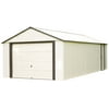 Steel Storage Shed 12 x 17 ft. High Gable Coffee/Almond
