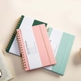 thumbnail image 6 of CoreLiving Professional A5 Spiral Journal Notebook Hardcover College Ruled Lined 200 Pages 6.3"x8.6" for Writing Taking Notes at Work Women Men Purple, 6 of 9