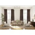 thumbnail image 1 of 3S Brother's Extra Long Solid Luxury Matte Velvet Soft Curtain Pale Taupe Single Panel Hanging Back Tap & Rod Pocket Home Décor 5-25 Feet Custom Made Curtains -Made in Turkey Each(52"x300"), 1 of 7