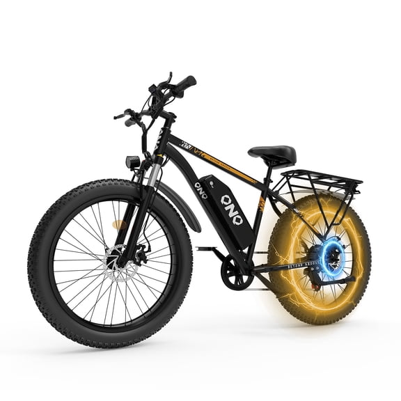 HILLVIGO Electric Bike for Adults, 2000W Peak 26" Electric Mountain Bike, 26*4.0 Fat Tire Helical Gear Motor E Mountain Bicycle, 48V 15Ah 7-Speed Shimano Ebike UL2849