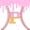 White Pink D, variant on meiyoeat Waffle Monogrammed P Zipper Twin Comforter Sets with Fitted Sheet and 2 Pillowcases for Boys, Ice Cream Baseball Zipper Bedding Set, Pink Yellow, Pink Reversible, 4pcs