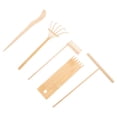 thumbnail image 4 of OUNONA 5Pcs Zen Garden Tools Bamboo Miniature Rake for Sand Table Decorations Relaxation Activity Cultural Experience, 4 of 6