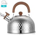 thumbnail image 1 of Tetera para Estufa 3 Litros,Tetera Silbadora,Hervidor de T&eacute; de Acero Inoxidable de Grado Alimenticio,con Asa Plegable y Pico A Prueba de Polvo,para T&eacute;, Caf&eacute;, Leche (3, 1 of 8