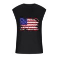 thumbnail image 4 of Hombres Moda Casual Impresión Suéter sin Mangas Cuello Redondo Tanque Deportivo, 4 of 4