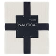 thumbnail image 3 of Manta Nautica Baird de algodón blanco, peso medio, doble, 3 of 8