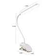 thumbnail image 3 of Matoen Clip on Lamp USB Reading Light 3 Color Modes LED Flexible Gooseneck Desk Light for Desk Eye Caring Bed Lamp for Headboard, 3 of 8