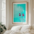 thumbnail image 5 of Pink Palm Tree Twins - Palm Springs California Photography Palm Tree Pop Art Tropical Surrealism Pastel Beach Summer Oak Framed Wall Art Print 6 x 8 inches, 5 of 12