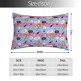 thumbnail image 2 of Fotbe Bees And Daisies Striped Funda de Almohada Decorativa Estilo Occidental, Lujo en Algodón, Fundas para Almohadas King, Cojín Estampado para Decoración del Hogar-16"x24", 2 of 6
