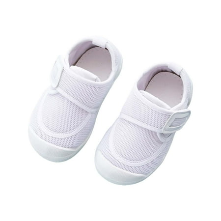 Ierhent Shoes for Kids Little Kid Girls Shoes Youth Shoes Spring and Summer New Leather Rubber Sole Non Slip Children S Casual Sports Shoes Sneaker(White 3-3.5Years)