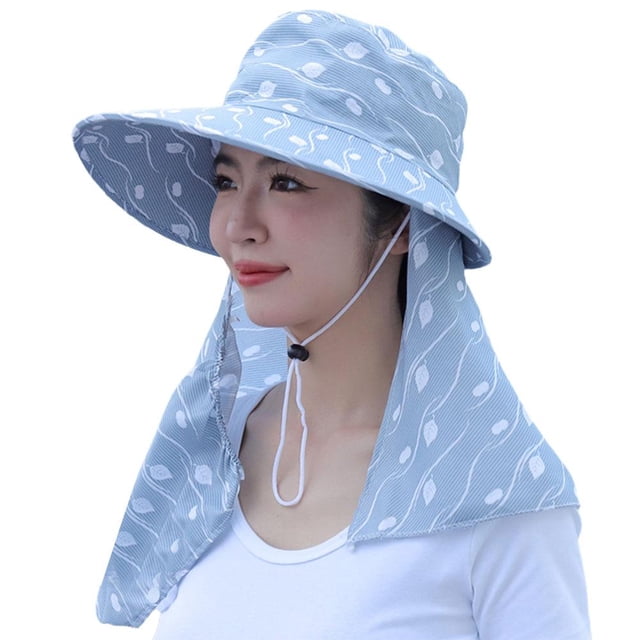 Sunhat UV Sun Protection Hat Garden Removable Neck Face Flap Hat New