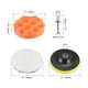 thumbnail image 2 of Kit de almohadillas de pulido de taladro de 5" de espuma, 5 almohadillas de esponja onduladas, 1 almohadilla de lana, 1 almohadilla de respaldo con adaptador de taladro M10, 2 of 7