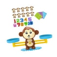 thumbnail image 2 of Juego de equilibrio de monos, juguetes educativos preescolares, equilibrio aritmético, divertido juguete para niños de 3 a 5 años, niño y niña., 2 of 8