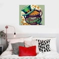 thumbnail image 5 of Awypu  St. Patrick S Day Painting Clover Gold Coins Green Grass Canvas Wall Art For Home/Office/Living Room/Bedroom Artwork Decor, 5 of 5