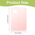 thumbnail image 2 of 2Pcs Cosmetic Makeup Palette, Nail Art Palette with 2Pcs Spatula, DIY Makeup Mixing Palette, Beauty Salon Color Cream Mixing Palette, Nail Art Painting Mixed Color Palette for Women GIrls, Pink&Clear, 2 of 6