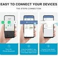 thumbnail image 5 of Impresoras de etiquetas, máquina para hacer calcomanías, impresora de calcomanías Bluetooth, impresora de etiquetas pequeña para frascos, etiqueta adhesiva con nombre, precio y fecha, inalámbrica, 5 of 5