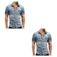 thumbnail image 3 of Camisa vaquera fina Sonducket para Hombre Pantalones Vaqueros Elásticos L Azul Claro 2Conjunto, 3 of 6