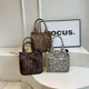thumbnail image 2 of Bolso de hombro con estampado de leopardo para mujer, popular, bolso de lona para la axila, bolso de mano de gran capacidad, 2 of 5