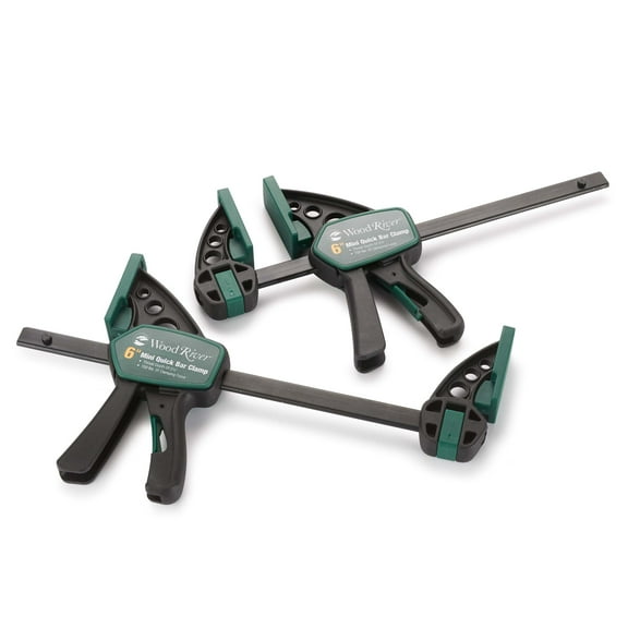 Woodriver Mini Quick Bar Clamp - 6” - 2 Pack