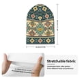 thumbnail image 2 of Zufioo Traditional Tribal Aztec1 Print Adult Knitted Hat, Unisex Cuffed Brimless Ski Hat, Suitable for Autumn and Winter, 2 of 6