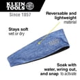 thumbnail image 2 of Klein Tools 60487 Cooling Headband - Blue (2-Pack), 2 of 6