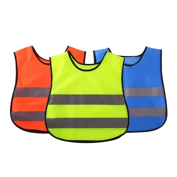 Kids Reflective Vest Safety Construction School for Boys and Girls Cycling Skiing Running