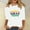 Shirts-389White, variant on Womens Tops Casual Group Matching Mardi Gras Shirts Three Quarter Sleeve Graphic Tees Round Neck Squad Goals Party Text Outfits