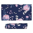 thumbnail image 2 of ZNDUO Large Rubber Mouse Pad Non-slip Desk Mat Pink Flower Vintage Texture Rubber Desk Pad Mousepad Keyboard Pad for Home Office, 15.8" x 29.5", 2 of 9