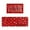 A, variant on Valentines Day Kitchen Mats Set of 2, Non- Valentines Kitchen Rugs Red Heart Romantic Floor Mat with Washable Backing Decorative Home Decor for Holiday Wedding Alfombras 16x24 and 16x43Inch