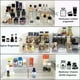 thumbnail image 4 of Organizador de perfumes Rusnugic, paquete de 2 unidades, estante de tres niveles, transparente, 4 of 8