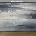 thumbnail image 5 of Ambesonne Black and White Place Mats Set of 4, Grunge Modern Art, Standard Size, Eggshell Blue Grey, 5 of 5