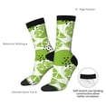 thumbnail image 2 of Yiaed Green Various Lemons Print Great elasticity Crew Socks Sports socks for Men and Women, 2 of 5