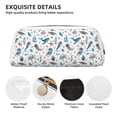 thumbnail image 3 of Rocae Undersea Animals for Multifunctional Pen Organizer with Zipper Closure, Ideal for Tools, Gadgets, Cosmetics, Stationary,Travel Accessary, 3 of 5