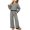 Outfits Sets - Black, variant on Maqroz Girls Two Piece Outfits Gingham Plaid Long Sleeve Pullover Tops Flared Wide Leg Pants Casual Lounge Matching Sets Elegant Lace Edge Streetwear for Casual Hanging Size 2-8 Years