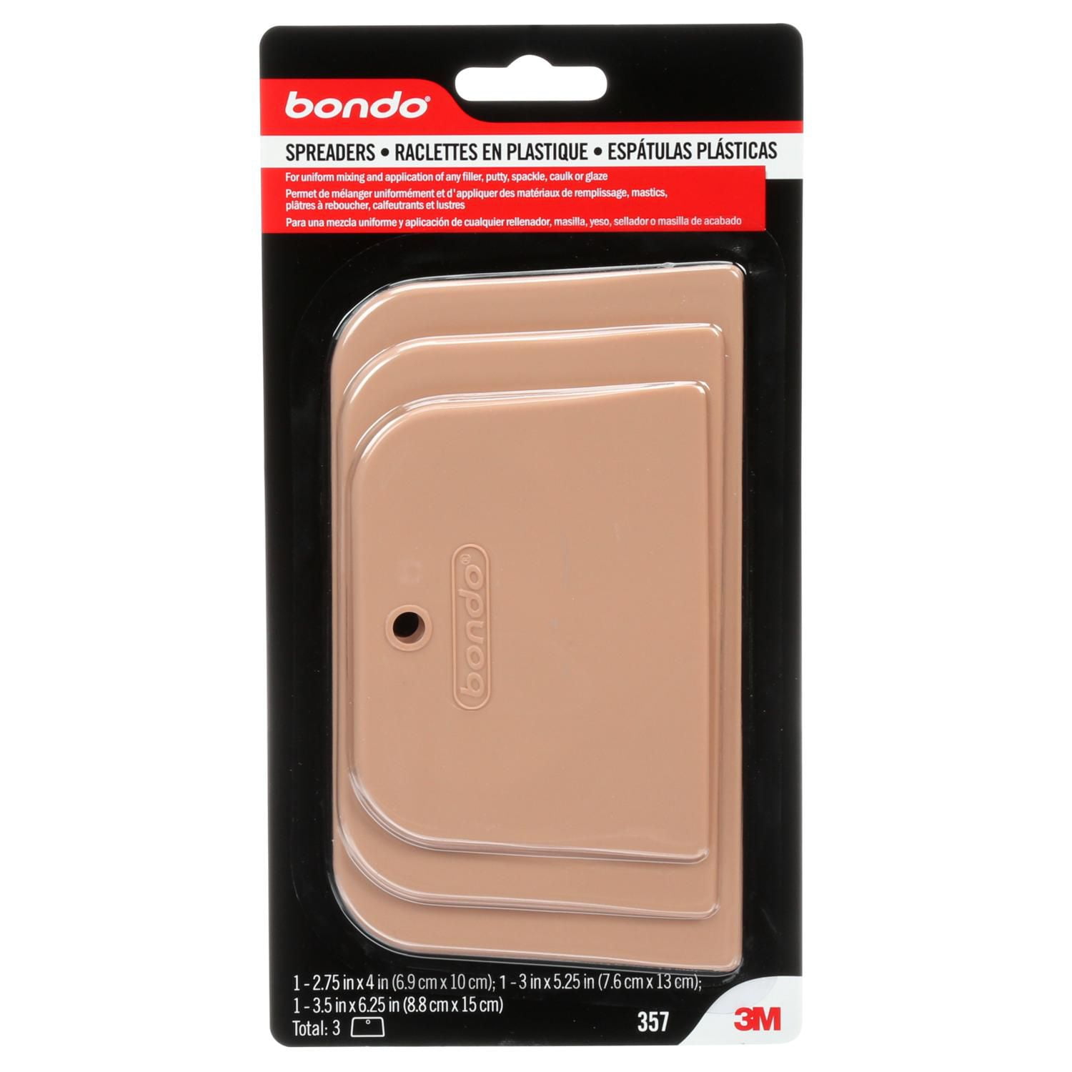 Bondo® Plastic Spreaders, 357, 3 per pack, Plastic Spreaders