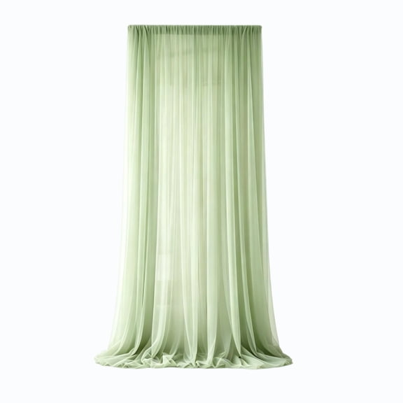 Outdoor Curtains for Patio, Gazebo & Porch, Light Filtering Sheer Mesh Curtain Panel with Rod Pocket, Weather Resistant Polyester Drape for Indoor Window Backyard, Sun Shade Privacy Curtain