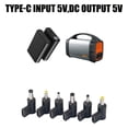 thumbnail image 5 of 5.5x2.5/3.0x1.1/3.5x1.35/4.0x1.7/4.8x1.7/5.5x2.1mm to USB C Adapter Cable 90 Degree Angled Converters Adapter for Laptop, 5 of 8