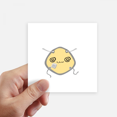 thumbnail image 1 of Dizzy Confused Head Expression Sticker Square Waterproof Stickers Wallpaper Car Decal, 1 of 1
