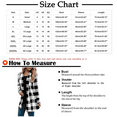 thumbnail image 3 of Pyhlmscde Women's Open Front Long Cardigan Draped Snap Buffalo Plaid Shirt Knit Sweater, Plaid Shirt Women, Black And White Flannel, Plaid Long Sleeve Shirts for Women, 3 of 6