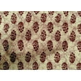 thumbnail image 4 of oneOone Cotton Poplin Light Yellow Fabric Ethnic Block Sewing Fabric By The Yard Printed Diy Clothing Sewing Supplies 42 Inch Wide, 4 of 4