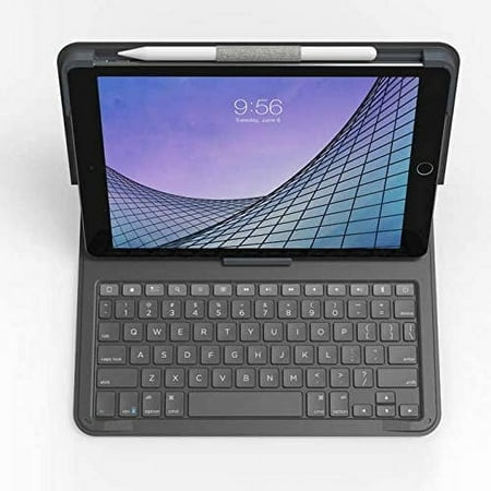 ZAGG - Messenger Folio 2 Keyboard & Case for Apple iPad 10.2" (7th, 8th, 9th Gen) and iPad Air 10.5" (3rd Gen) - Charcoal