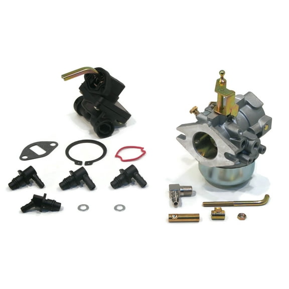 The ROP Shop Carburetor & Fuel Pump for John Deere AM134269, AM34743, AM37178, AM37539 Yard