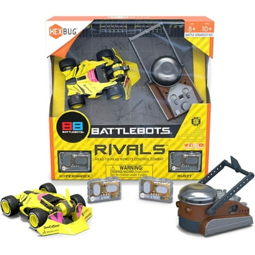 HEXBUG BattleBots Rivals 6.0 Rusty and Hypershock, Remote Control Robot