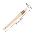 thumbnail image 2 of Basting Brush, Natural Wooden Handle Round Bristle, 1 Pack Food Grade Kitchen Utensil, for Sauce Oil Coating Grilling Baking Pastry Cooking Barbecue Roasting Meat Marinade Application, 2 of 8
