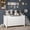 White, variant on Kids Wooden Toy Chest, 2 In 1 Large Toy Storage Truck Bench with Flip-Top Lid, 2 Safety Hinges & Groove Handle, Toddler Big Toy Box for Playroom & Bedroom, Gift for Boys Girls Age 3+ (Gray)