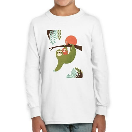 

Image Conscious Momma Sloth And Baby Long Sleeve Toddler -Jay Fleck Designs Unisex Regular Fit